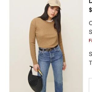 Reformation DANA Cashmere Crew Sweater (NWT)